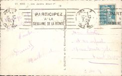 CPA Nice Les Jardins Albert 1er 