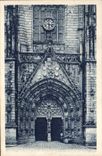 VINTAGE POSTCARD Quimper Gate of the Cathedral
