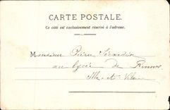 VINTAGE POSTCARD Rouen the Theater of Arts and the Quay of Paris