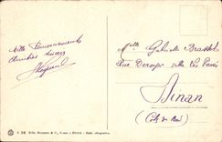 VINTAGE POSTCARD Loneliness of Winter