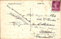 VINTAGE POSTCARD Env de Cauterets Raillere mother source of Mauhourat