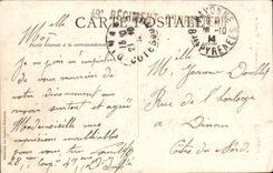 VINTAGE POSTCARD Bordeaux Monument of Grinodins