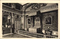 VINTAGE POSTCARD Castle of Versailles Room of louis XIV