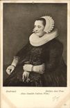 VINTAGE POSTCARD Rembrandt Bildniss einer Frau