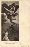 VINTAGE POSTCARD Correggio Ganymede Imperial Gallery Vienna Dog