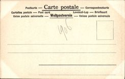 VINTAGE POSTCARD J Holbein D J Bildniss eines Baskets