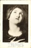 VINTAGE POSTCARD Museum of Florence Van Dyck Head of the Virgin