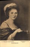 VINTAGE POSTCARD Angelica Kauffmann Selbstbildnis
