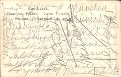 VINTAGE POSTCARD Johannes & Petrus Munchen To last