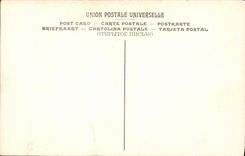 VINTAGE POSTCARD Fremiet Man of the Stone Age fighting with a bear Museum of Lille