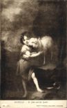 VINTAGE POSTCARD Murillo St John and the Lamb The London National Gallery
