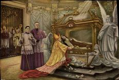 VINTAGE POSTCARD Hunting of co. Therese of the Jesus Child