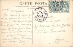 VINTAGE POSTCARD Museum of Louvre School Florentine Vinci Leonard de Vinci the Virgin the child Jesus and Sainte Anne