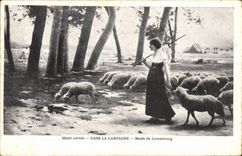 VINTAGE POSTCARD Henri Lerolle In the Countryside Museum of Luxembourg
