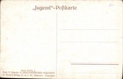 VINTAGE POSTCARD Teacher P hoecker Hollandisches Madchen