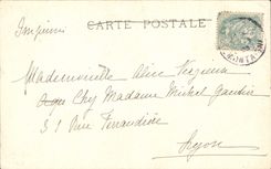 VINTAGE POSTCARD Museum of Louvre immaculate Design of the Murillo Virgin