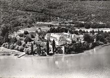 MODERN CARD the Abbey of Hautecombe Seen of Plane