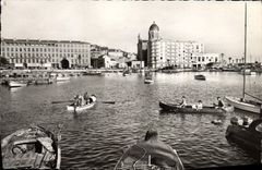 MODERN CARD St Raphael the Port Boats