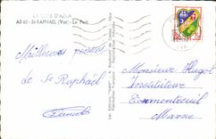 CPM St Raphael Le Port Bateaux