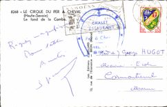 POSTAL MODERNA el circo de la herradura la parte inferior de Combe