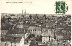VINTAGE POSTCARD Trawl-nets on the Marne View