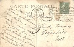 La POSTAL de la VENDIMIA Niza la entrada del puerto y el boro monta