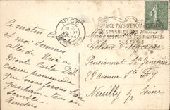 CPA Monaco le Palais du Prince et la Tete de chien 