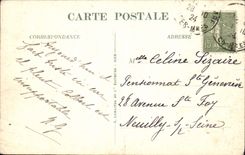 De la POSTAL de la VENDIMIA Niza estatua de Garibaldi