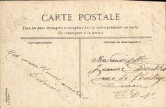 CPA Granville Les Boulevards et la Porte de Mars