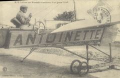 REPRO Monoplan Antoinette has her station of flight Avion Aviation
