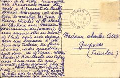 VINTAGE POSTCARD Paris Notre Dame Seen of the Viviani Public garden