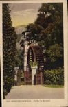 VINTAGE POSTCARD Bad Munster amndt Stein Left im Kurpark