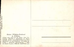 CPA Kaiser Wilhelm Denkmal in Koblenz 