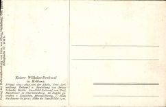 CPA Kaiser Wilhelm Denkmal in Koblenz 