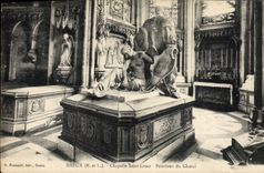 CPA Dreux Chapelle Saint Louis Pourtour du choeur