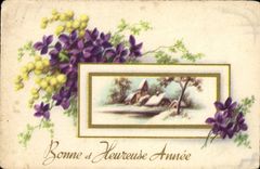 CPA Bonne et Heureuse Annee 