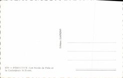 CPM Perigueux Les bords de l'Isle et la cathedrale St Front