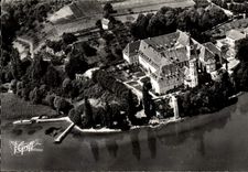 MODERN CARD Aix Les Bains Labbaye D' Hautecombe Seen Air