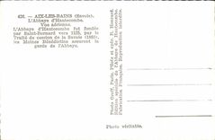 MODERN CARD Aix Les Bains Labbaye D' Hautecombe Seen Air