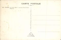 MODERN CARD Rheims the Gate Mars Old Gate Gallo Roman