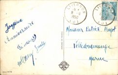 VINTAGE POSTCARD Heureuax Birthday Flowers