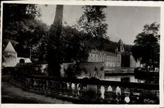 CPM Brantome La Dronne Et I'Abbaye Vues Du Jardin Public