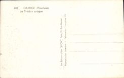 CPA Orange Le Theatre Antigue