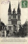 VINTAGE POSTCARD Angers the Cathedral And Rise St Maurice