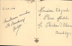 VINTAGE POSTCARD Bordeaux Gantry Of the Town hall