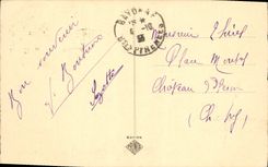 VINTAGE POSTCARD Bayonne the Lavigerie Place Towards Nice