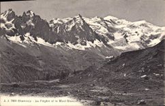 CPA Chamonix La Flegere Et Le Mont Blanc