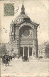 CPA Paris Eglise St Auoustin