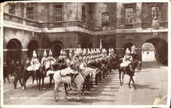 CPA Royal Horse Guards Changing Guard Whitehall London
