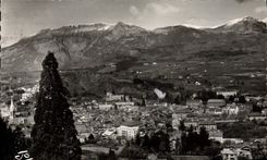 MODERN CARD the Alps Road Napoleon Gap the center Mountain town of Charance